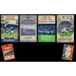 Collection of Official Football Programmes 6 in Total. 1. England v Scotland 14.4.51. at Wembley.