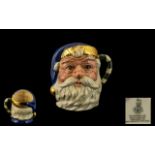 Royal Doulton Extremely Rare - Unique One Only Miniature Character Jug ' Santa Claus ' Miniature -