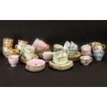 Collection of Part Teasets comprising Royal Grafton, pink floral, six cups and saucers (12pcs),