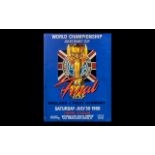 World Football Championship Jules Rimet Cup Final Souvenir Programme, England v West Germany,