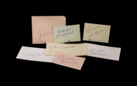 The Dirty Dozen Film Cast Autographs - Lee Marvin, Jim Brown, Richard Jaeckel, Donald Sutherland,