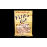 Old Theatre Poster 'Sunday at the Palace - Flying High Variety Show' for Military Personnel,