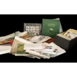 Box of Ephemera to include mostly stamp related, Strand stamp albums, stock books, First Day Covers,