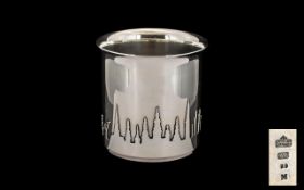 A. Michelsen Copenhagen Top Danish Silversmith Wonderful Designed Sterling Silver Small Cup.