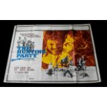 Cinema Poster 'The Hunting Party' Oliver Reed, UK Original Quad, 40 x 30". Issued 1971. Folded.
