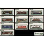 Industrial Rail N Scale Model Railway Freight Cars car.all boxed and as new, 10 in total.