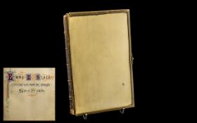 Victorian Ivory Clad Brass Collection of Hymns Prayer Book, by the Rev.