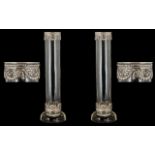 Victorian Period Tall & Impressive Pair of Chimney Vases circa 1880s,