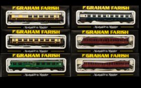 Graham Farish By Bachmann Fine Detailed Masterpieces in Miniature Scale model 1.148. Coaches.