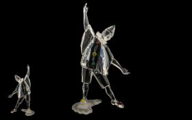 Swarovski S.C.S Members Only Annual Edition 1999 Crystal Figure ' Masquerade ' Trilogy ' Pierrot '