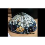 Tiffany Style Reproduction Leaded Glass Hanging Light Shade,