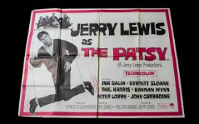 Cinema Poster for 'The Patsy' Jerry Lewis UK. Original Quad. Issued 1964. 40 x 30". Folded.