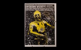 Star Wars Rare Poster Book Page Proof Signed By Anthony Daniels - This item is very special indeed,