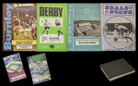 Excellent Album of English Football Official Programmes, all original.
