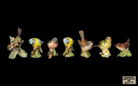 Beswick Collection of Bird Figures (7) in total All in first quality mint condition. Comprises of 1.