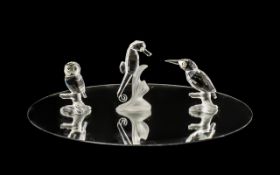 Collection of Three Swarovski Figures, all in original boxes, comprising: Sea Horse No.