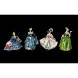 Collection of Royal Doulton Figurines, comprising: Sunday Best HN2698, height 8"; Elyse HN2439,