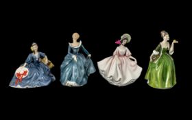 Collection of Royal Doulton Figurines, comprising: Sunday Best HN2698, height 8"; Elyse HN2439,