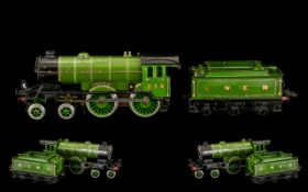 Hornby Tinplate 4-4-0 Special No.2 Clockwork Yorkshire Locomotive, No.