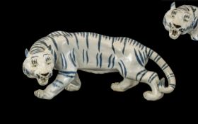 Japanese Figure of a Crouching Tiger,
