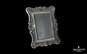 Waterford Cut Crystal Photo Frame of pleasing design, signed Waterford,