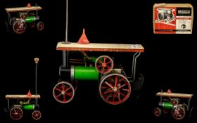 Mamod Traction Engine complete with vapourising spirit lamp filler funnel,