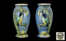 Midwinter Porcelain Fine Pair of Lustre Vases, c1932-1939,