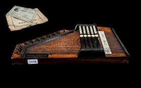 Antique American Autoharp Zimmerman Autoharp.