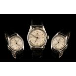 Rolex Oyster Royal Mechanical Wind Up Steel Cased Gentleman's Wrist Watch from the 1930s/40s,