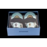 Wedgwood 'A Celebration of the Millennium' Boxed Set of Two Cups & Saucers.