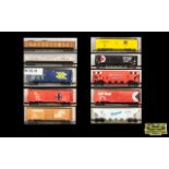 Model Power- Good Quality Collection of N Scale Model Freight Cars,