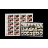 Blackpool Football Club Interest: Full Sheet of 20 x £2 Stamps (FA 1000/H) Easdale, Sporting Greats,
