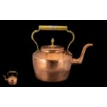Large Antique Copper Kettle of typical form,