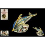 Royal Crown Derby Gold Signature Edition Handpainted Paperweight only 1500 produced 'Striped