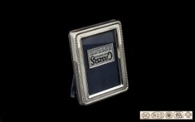 Silver Photo Frame fully hallmarked silver. Good condition throughout.