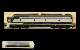 Life Like Excellent Quality N Scale Gauge Diecast Model N-E8 Locomotive Missouri Pacific NO 7020