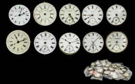 Excellent Collection of Antique Pocket Watches/ Movements/ Dials,