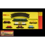 Hornby Railways 00 Gauge Scale Model R57 Freightmaster Set containing electric locomotive, 6 wagons,