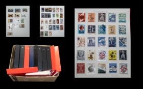 Extensive World A - Z Stamp Collection, thousands in approximately 13 binders,