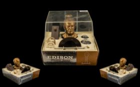 Edison Electric Lamp number 3102. Title ' Build it, it's authentic, it works.'. Comes in box.