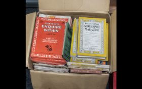 Large Selection of Enquire Within Magazines (1937),