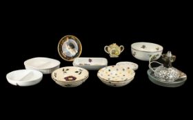 Collection of Assorted Pottery comprising two Emma Bridgewater spot dishes,