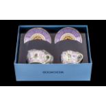 Wedgwood 'A Celebration of the Millennium' Boxed Set of Two Cups & Saucers.