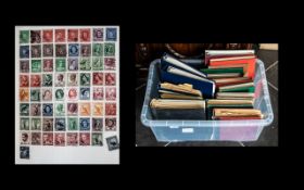 Vast World Stamp Collection in more than a dozen albums often from Queen Victoria era though very