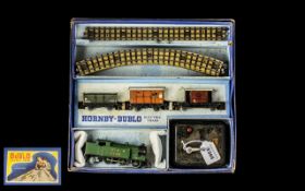 Hornby Dublo Electric Train Set - tank goods train edg7. Complete with original fitted box.