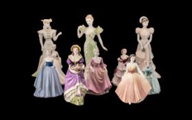 A Misc Collection of Coalport Lady Figures to include 'Nina' 1993, 12/94,