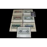Motoring Interest - Collection of framed vintage car pictures, comprising: Delage 1.