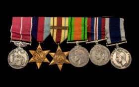 British Empire Medal Group WW2 to include 1939-45 Star, Africa Star with North Africa 1942/43 Clasp,