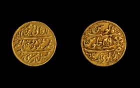 Bengal Presidency Gold Mohur Coin Kolkata (Calcutta) About Unc. Weight 10.5 grams