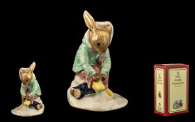 Royal Doulton Bunnykins Figure 'Girl Skater' in original box, measures 3.5" tall. No. DB 153.